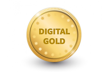 Digital Gold Image. Makes sense to buy Gold as a Hedge towards Inflation & Currency devaluation & for Capital Appreciation in long term, however Buying it in New Digital Forms like Mutual Funds and Gold Bonds and ETFs is more sensible than Physical.